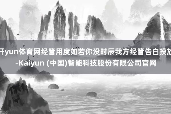 开yun体育网经管用度如若你没时辰我方经管告白投放-Kaiyun (中国)智能科技股份有限公司官网